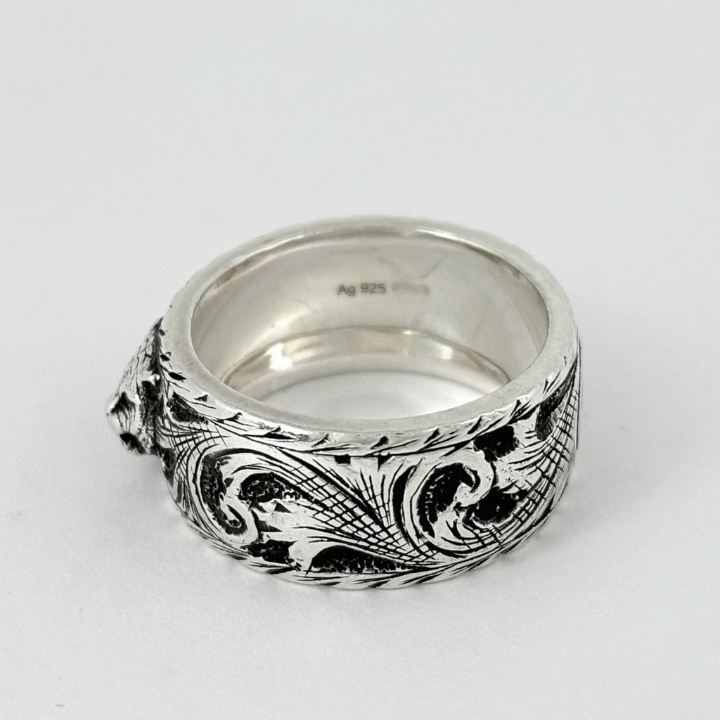 Gucci Tiger Head Ring 925 Sterling Silver — view 3