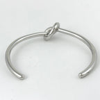 Celine Knot Extra Thin Bracelet Metal Silver — view 3