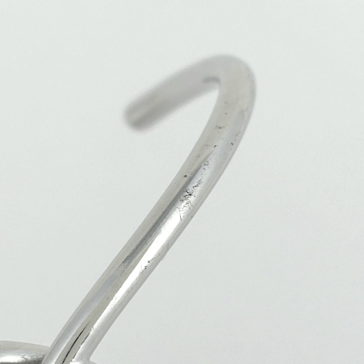 Celine Knot Extra Thin Bracelet Metal Silver — view 5