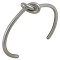 Celine Knot Extra Thin Bracelet Metal Silver