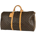 Louis Vuitton Keepall Bandouliere 60 Boston Bag Monogram Brown