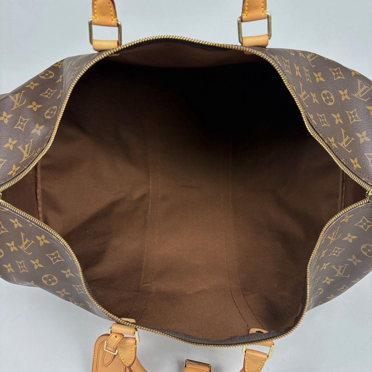 Louis Vuitton Keepall Bandouliere 60 Boston Bag Monogram Brown — view 7