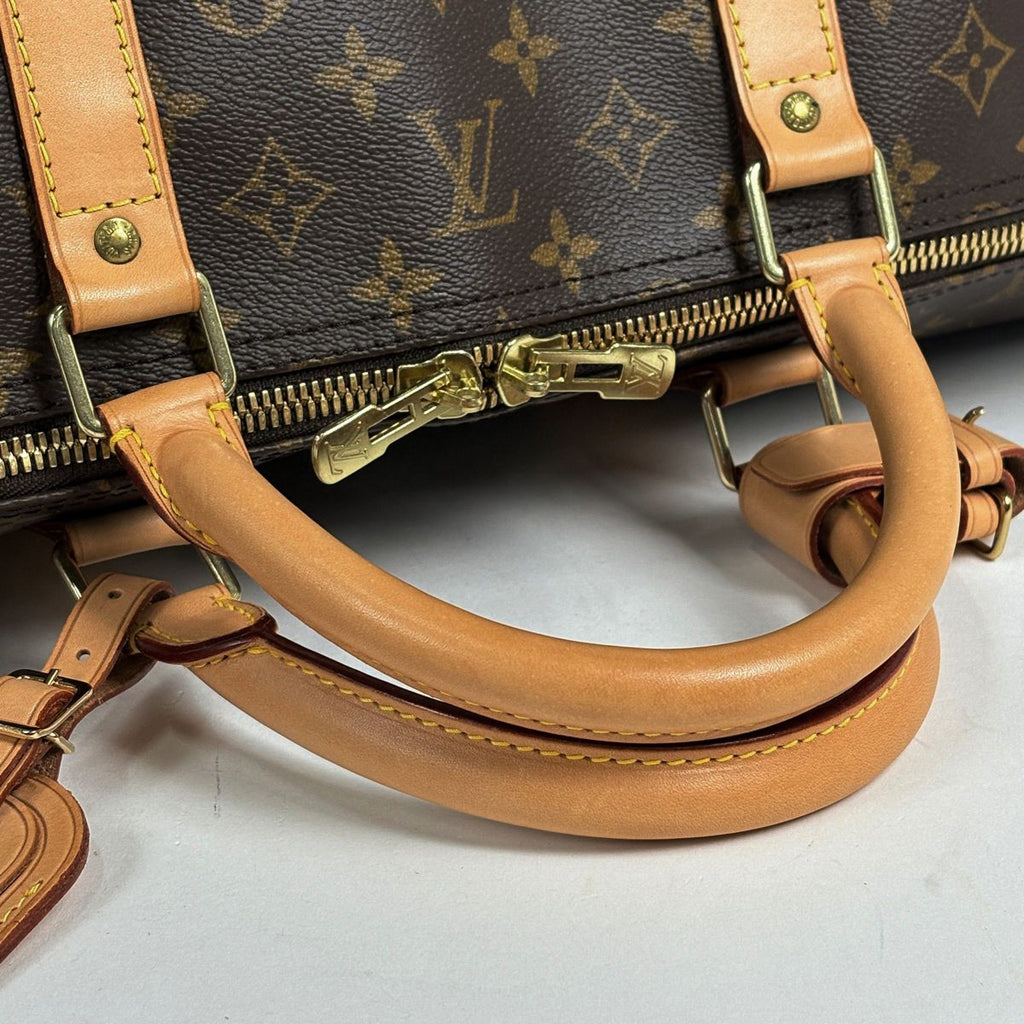 Louis Vuitton Keepall Bandouliere 60 Boston Bag Monogram Brown — view 6