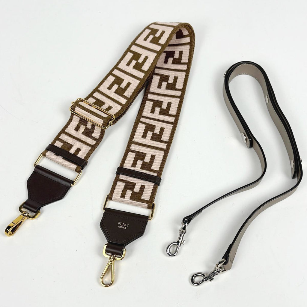 Fendi by the Way 2-Way Shoulder Bag Leather Beige — view 9