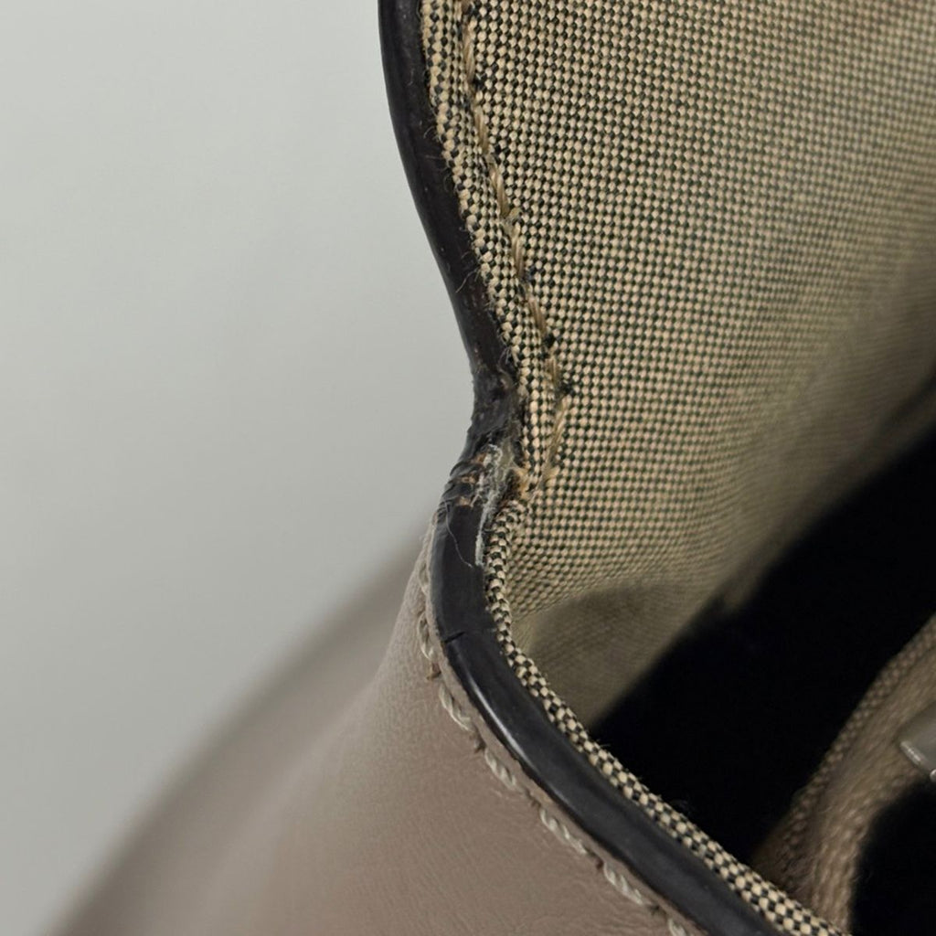 Fendi by the Way 2-Way Shoulder Bag Leather Beige — view 7