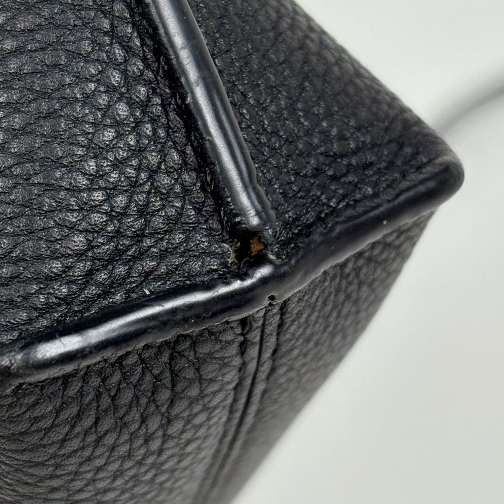 Loewe Missy Small 2-Way Anagram Shoulder Bag Leather Black — view 4