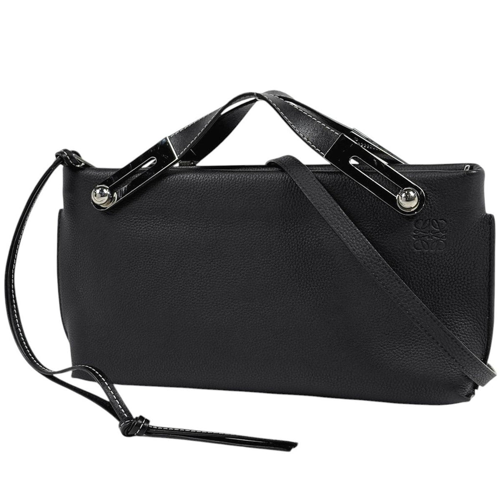 Loewe Missy Small 2-Way Anagram Shoulder Bag Leather Black
