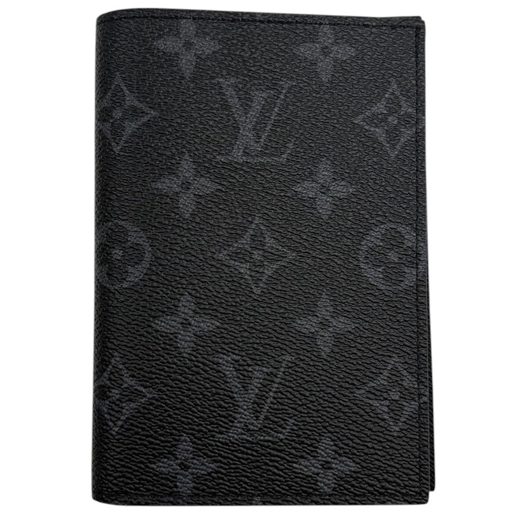 Louis Vuitton Couverture Passport NM Holder Card Case Monogram Eclipse Black