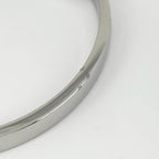 Chanel Logo Bangle Metal Silver Bracelet — view 5