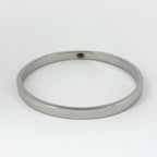 Chanel Logo Bangle Metal Silver Bracelet — view 3