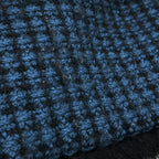 Chanel CC Logo Fur Scarf Shawl Fur Black Blue — view 5