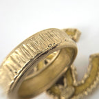 Chanel CC Logo Rhinestone Ring Gold Plated — view 5