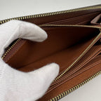 Louis Vuitton Zippy Wallet Round Zip Monogram Brown — view 6