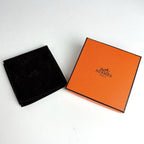 Hermes Clic Enamel Bracelet Clac Bangle Metal Silver Black — view 7