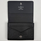 Louis Vuitton Business Card Holder NM Taiga Noir — view 5