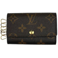 Louis Vuitton Multicles 6 Key Holder Key Hook Key Case Monogram Brown