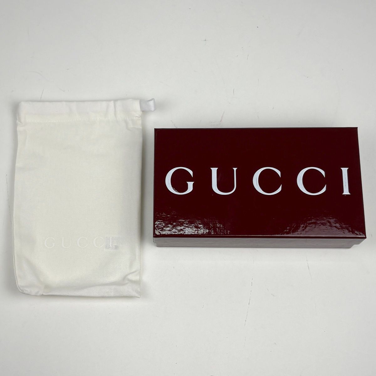 Gucci Double Bicolor Continental Wallet GG Pattern Beige Black — view 6