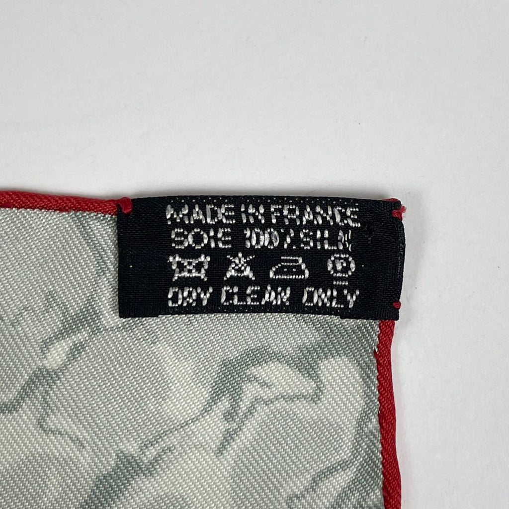 Hermes Carre 90 Carpe Diem Enjoy Your Day Scarf Silk Orange Multicolor — view 2