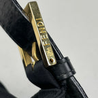 Fendi Logo Shoulder Bag Nylon Black — view 4