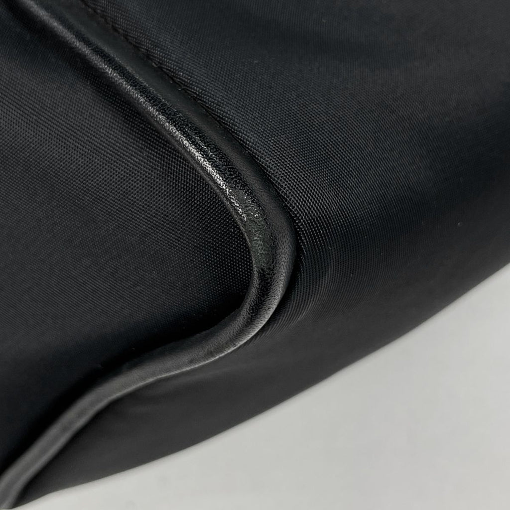 Fendi Logo Shoulder Bag Nylon Black — view 3