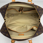 Louis Vuitton Deauville Handbag Bowling Vanity Monogram Brown — view 7
