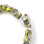 Hermes Series Kid Silk Metal Yellow Gray White Bracelet Silver — view 5