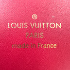 Louis Vuitton Portefeuille Floral Monogram Compact Leather Pink Purple Brown — view 4