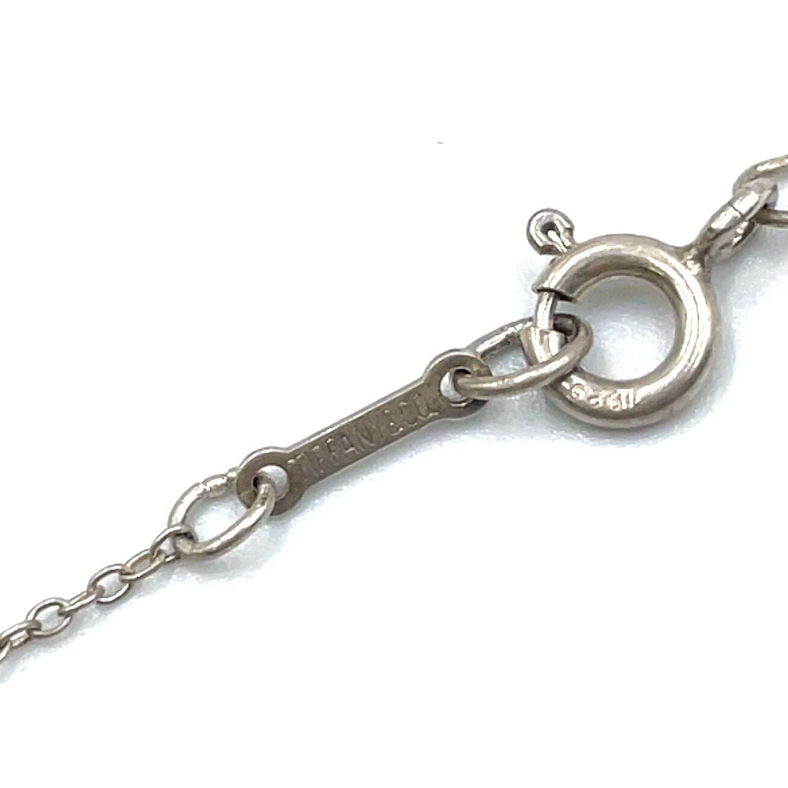 Tiffany & Co Small Cross Silver Necklace — view 4