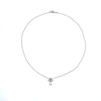 Tiffany & Co Small Cross Silver Necklace — view 3