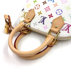 Louis Vuitton LV Takashi Murakami Alma BB 2-Way Shoulder Leather White Multicolo — view 6