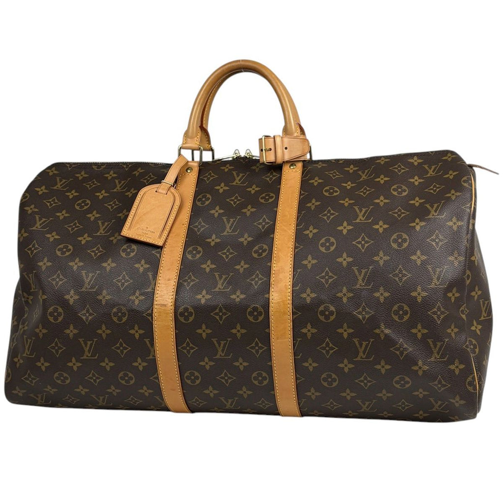 Louis Vuitton Keepall 55 Boston Bag Monogram Brown