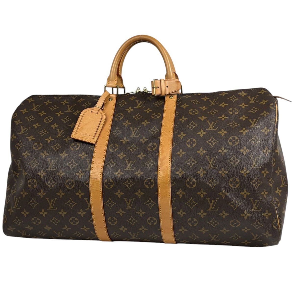 Louis Vuitton Keepall 55 Boston Bag Monogram Brown