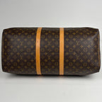 Louis Vuitton Keepall 55 Boston Bag Monogram Brown — view 2