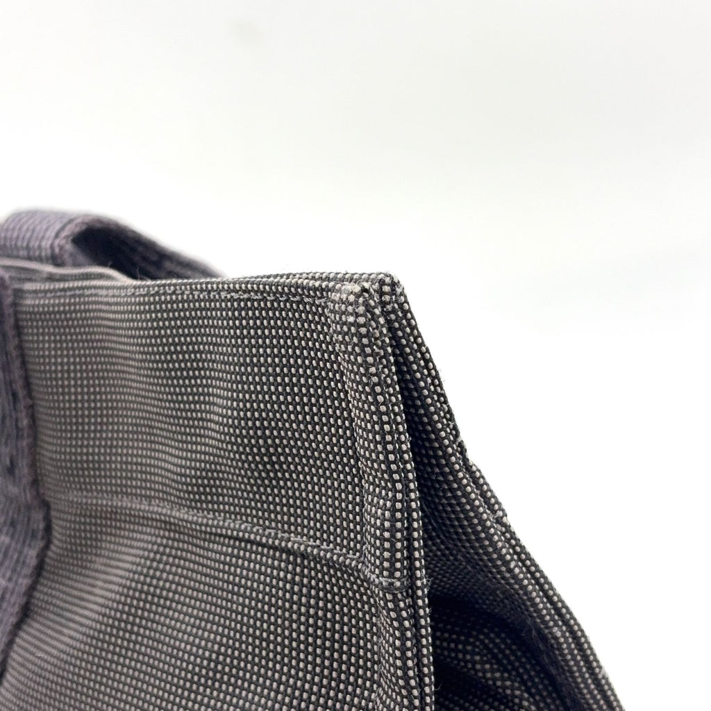 Hermes Her Line Canvas Gray Tote Silver — view 9