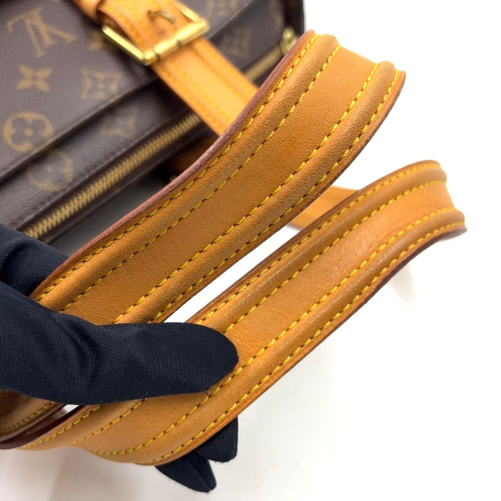 Louis Vuitton Multiplicity Monogram Leather Brown Light Handbag Gold — view 7