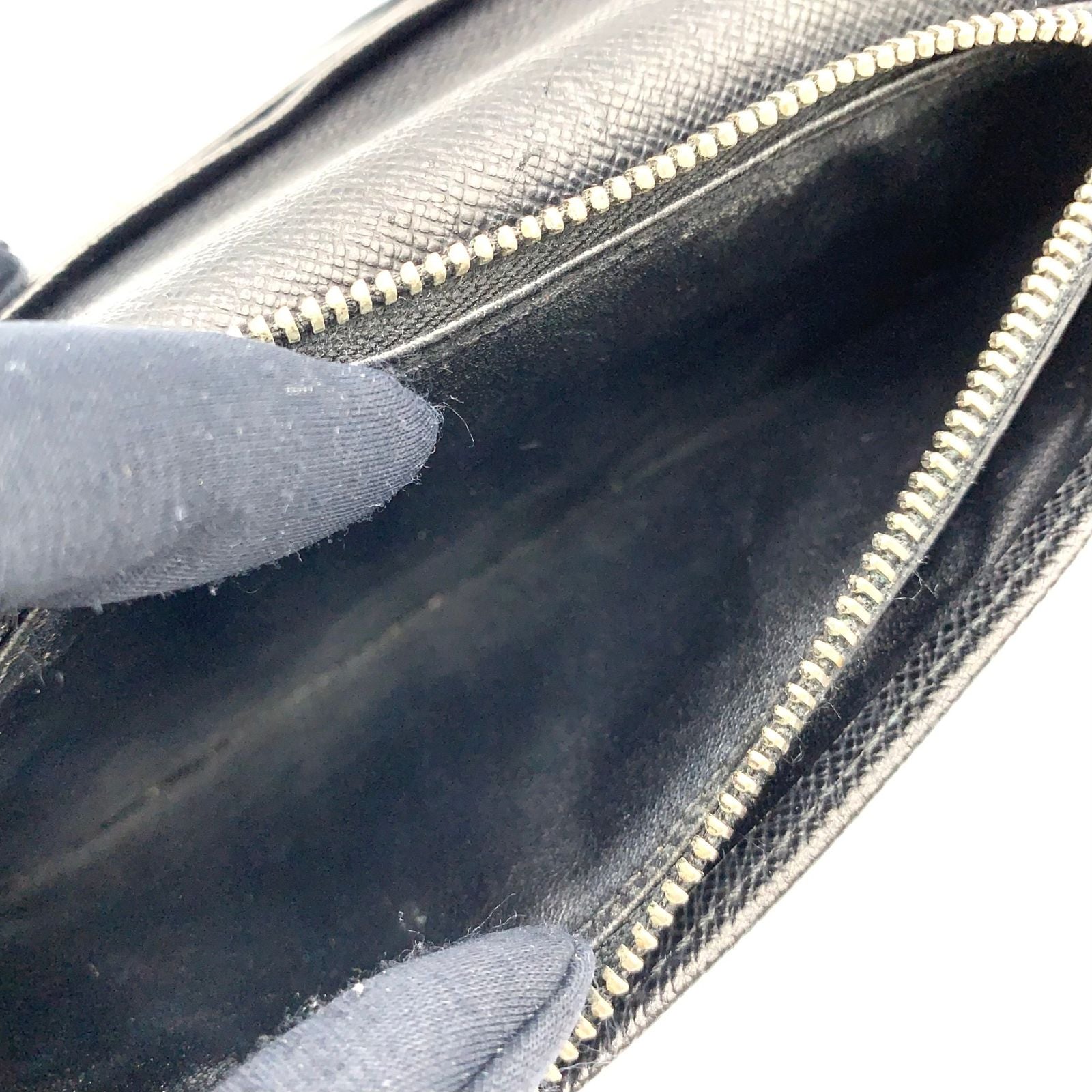 Louis Vuitton Portefeuille Brazza Damier Graphite Leather Black Bifold Wallet — view 5