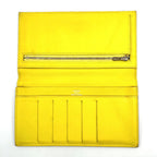 Hermes Citizen Twill Long Combine Silk Color Yellow Green Wallet Silver — view 3