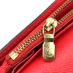 Louis Vuitton Monogram Totem Portefeuille Sarah Leather Pink Brown Wallet Gold — view 7