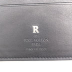 Louis Vuitton Portefeuille Multiple Initial Leather Black Bifold Wallet — view 4