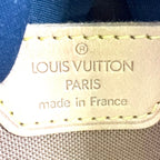 Louis Vuitton Montsouris GM Monogram Leather Brown Light Beige Backpack Gold — view 4
