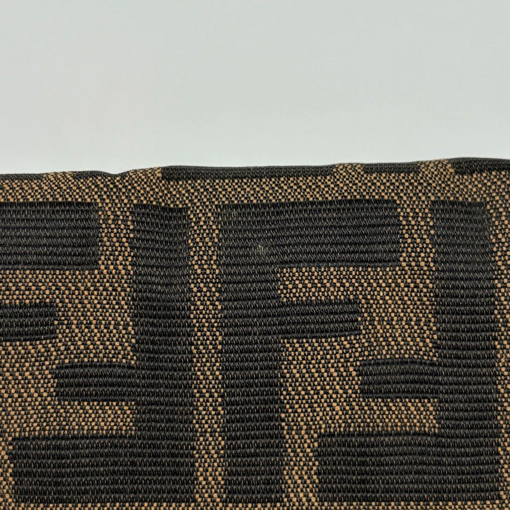 Fendi Zucca Pattern Mamma Baguette Shoulder Bag Canvas Brown — view 4
