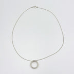 Tiffany & Co Circle Silver Necklace — view 3