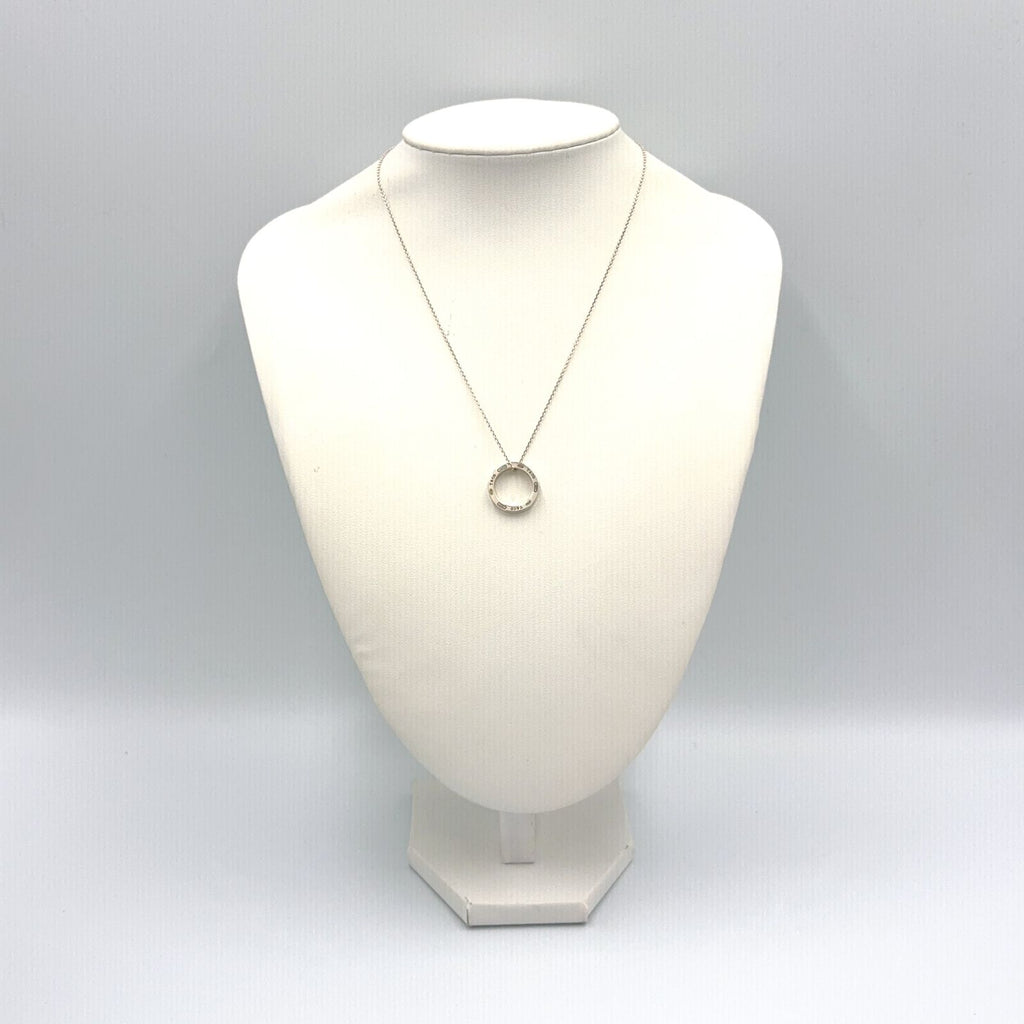 Tiffany & Co Circle Silver Necklace — view 9