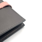 Celine Strap Leather Gray Light Pink Wallet Gold — view 8
