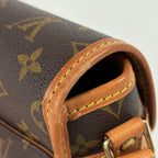 Louis Vuitton Sologne Crossbody Shoulder Bag Monogram Brown — view 5
