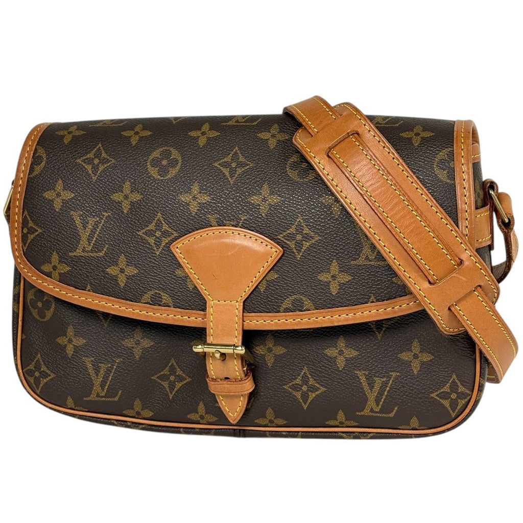 Louis Vuitton Sologne Crossbody Shoulder Bag Monogram Brown