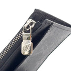 Louis Vuitton Coin Card Holder Monogram Eclipse Leather Gray Black Case Silver — view 5