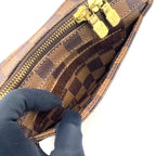 Louis Vuitton Damier Geronimos Brown Belt Bag Gold — view 9