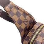 Louis Vuitton Damier Geronimos Brown Belt Bag Gold — view 7