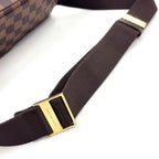 Louis Vuitton Damier Geronimos Brown Belt Bag Gold — view 5